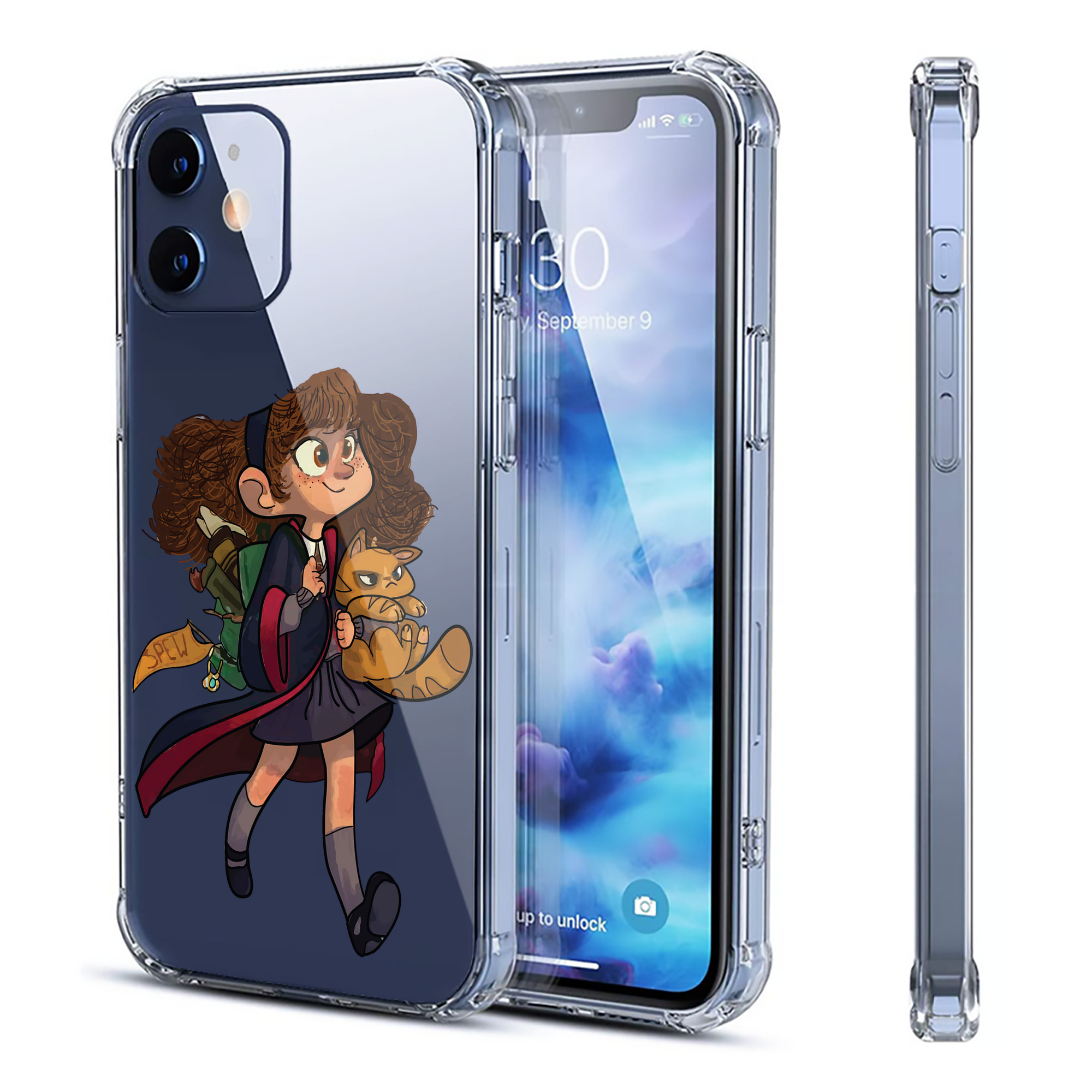 （画像用） Harry Potter ハリー・ポッターシリーズ 【iPhone 12シリーズ対応】透明スマホケース（クリアソフトケース）